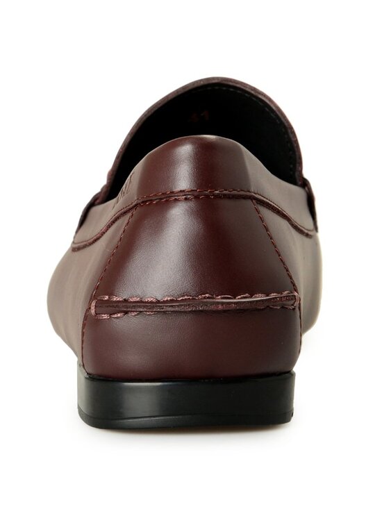 Versace Men\'s Burgundy 100% Leather Gold Medusa Driver Loafers Shoes US 9 IT 42 main image 6
